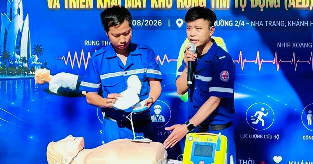 Máy khử rung tim tự động: Khi cộng đồng trở thành tuyến cấp cứu đầu tiên