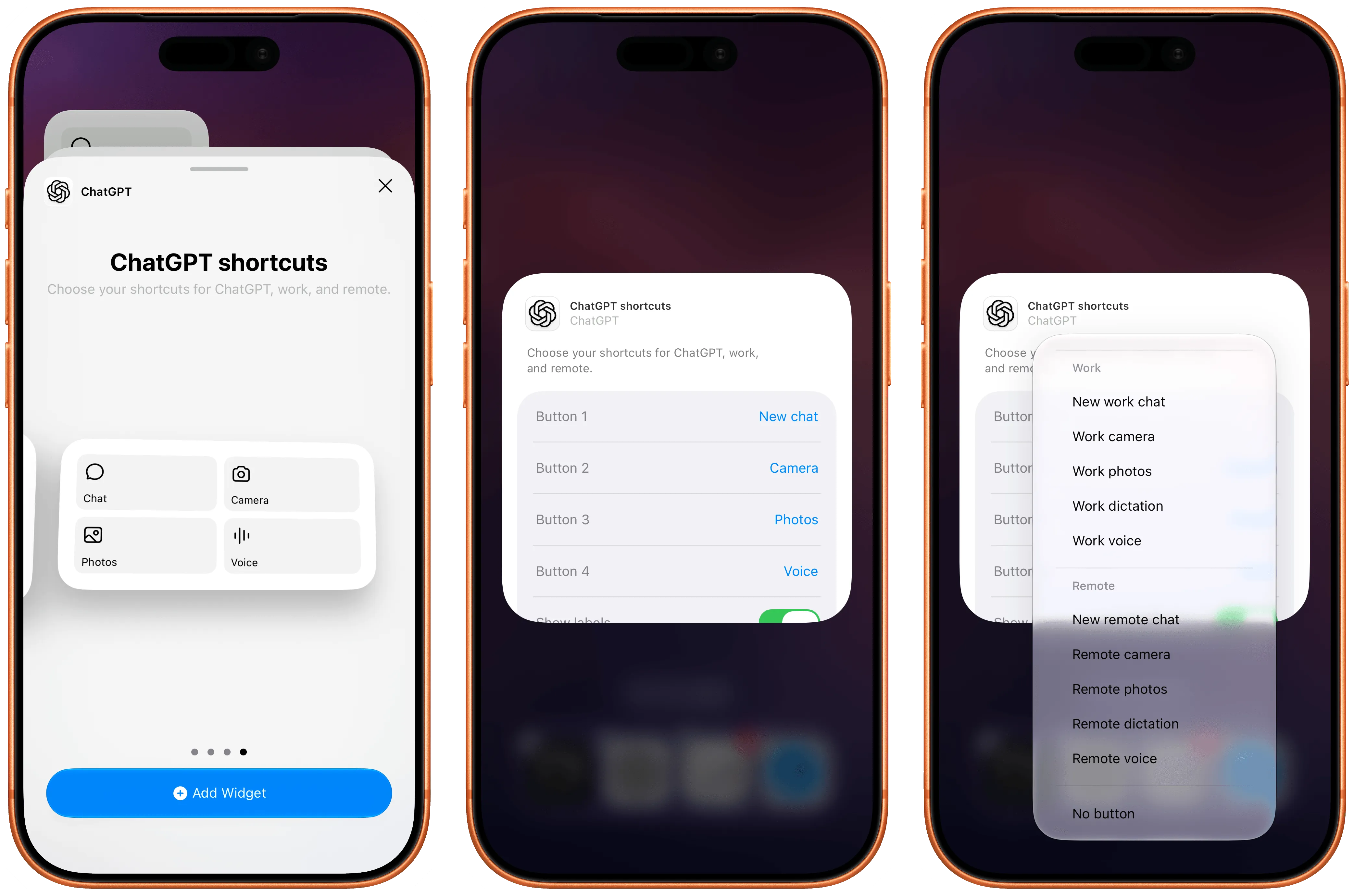 Thiết lập widget ChatGPT trên iOS để truy cập AI siêu nhanh