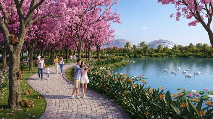 Rừng xanh trong lòng phố: Khi hạ tầng đô thị được thiết kế quanh thiên nhiên