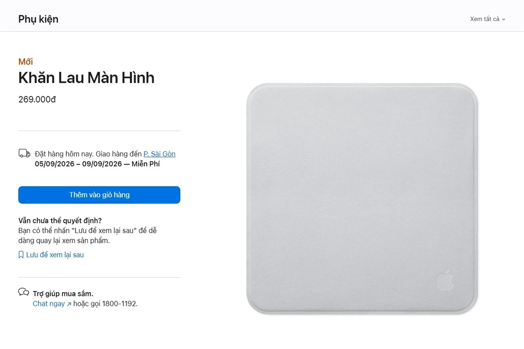 Khăn lau Apple mới giảm 50%: Có đáng xuống tiền?