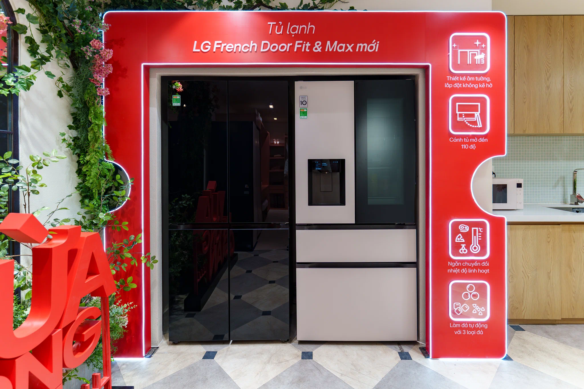 LG InstaView French Door Fit & Max: trải nghiệm đa giác quan cho căn bếp đô thị