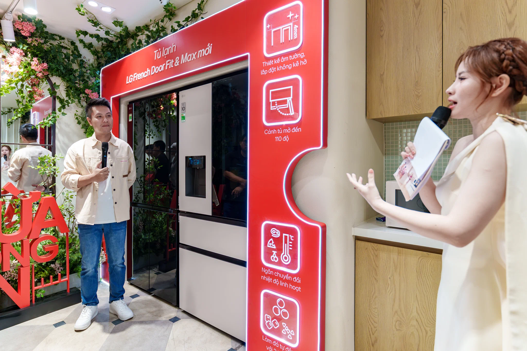 LG InstaView French Door Fit & Max: trải nghiệm đa giác quan cho căn bếp đô thị