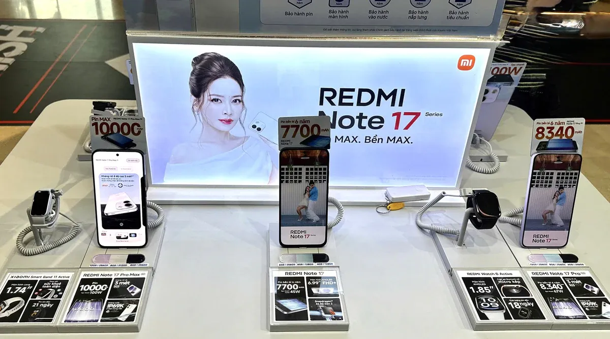 Redmi Note 17 Series pin 10.000mAh: có đổi cuộc chơi tầm trung?