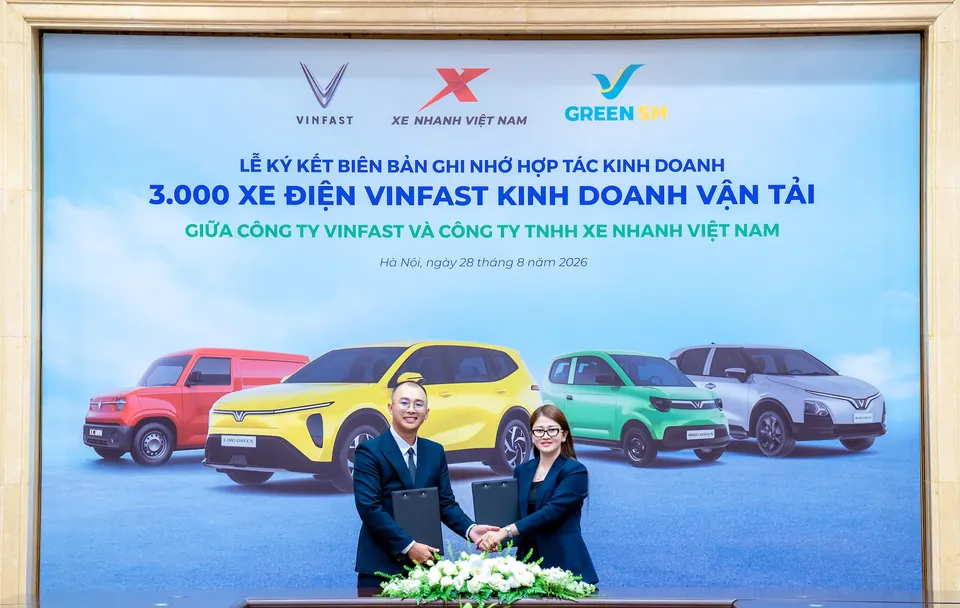 3.000 xe điện VinFast cho Xe Nhanh: Cú hích mới cho taxi xanh