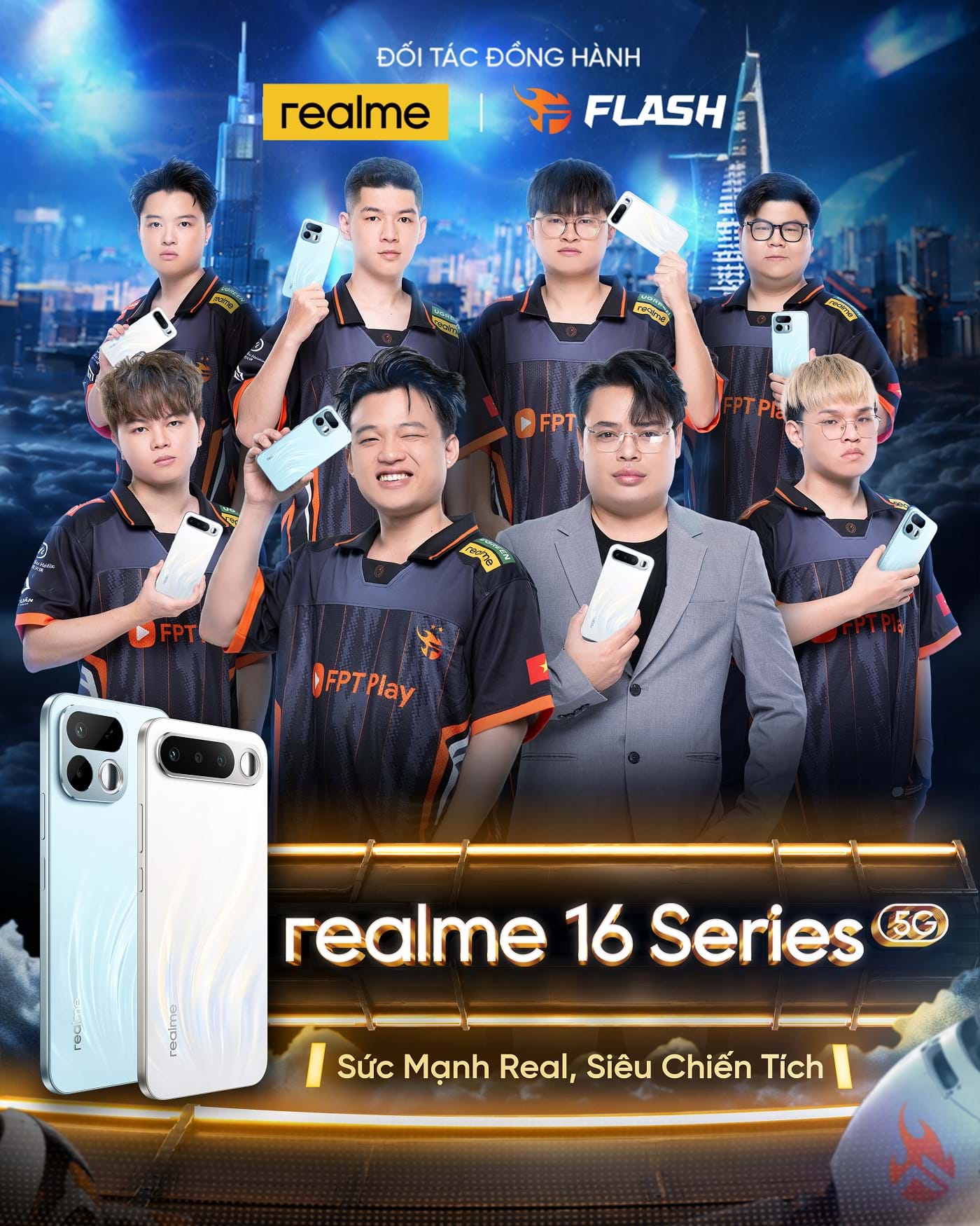 realme trở thành nhà tài trợ chính thức Đấu Trường Danh Vọng, bước đi chiến lược vào esports