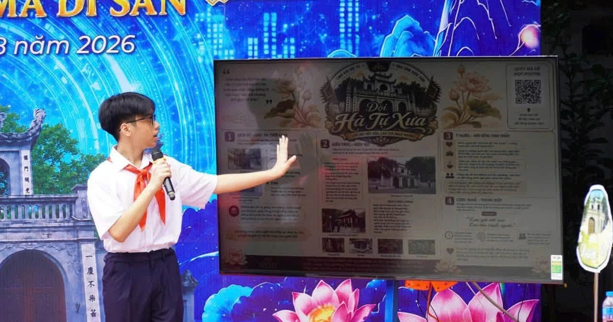 Di sản văn hóa thành lớp học sống cho học sinh