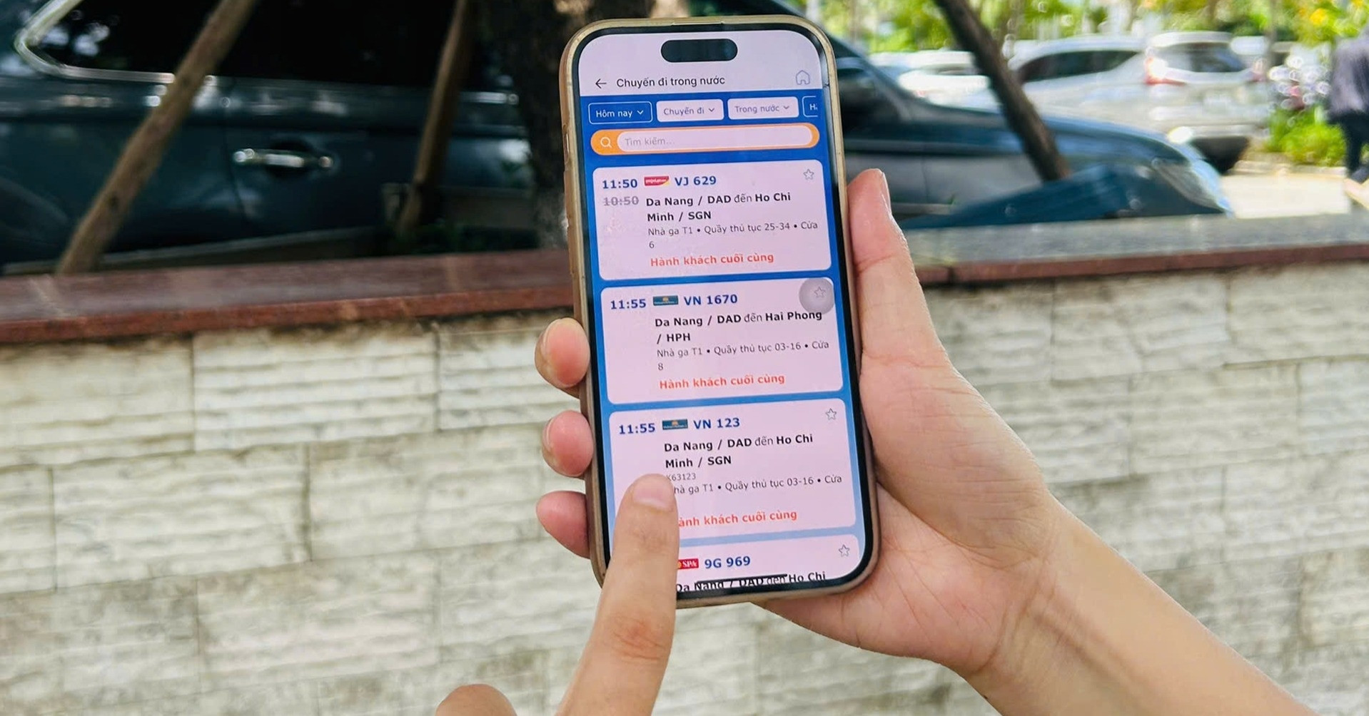 Ứng dụng Danang Smart City: theo dõi chuyến bay mà không cần đến sân bay