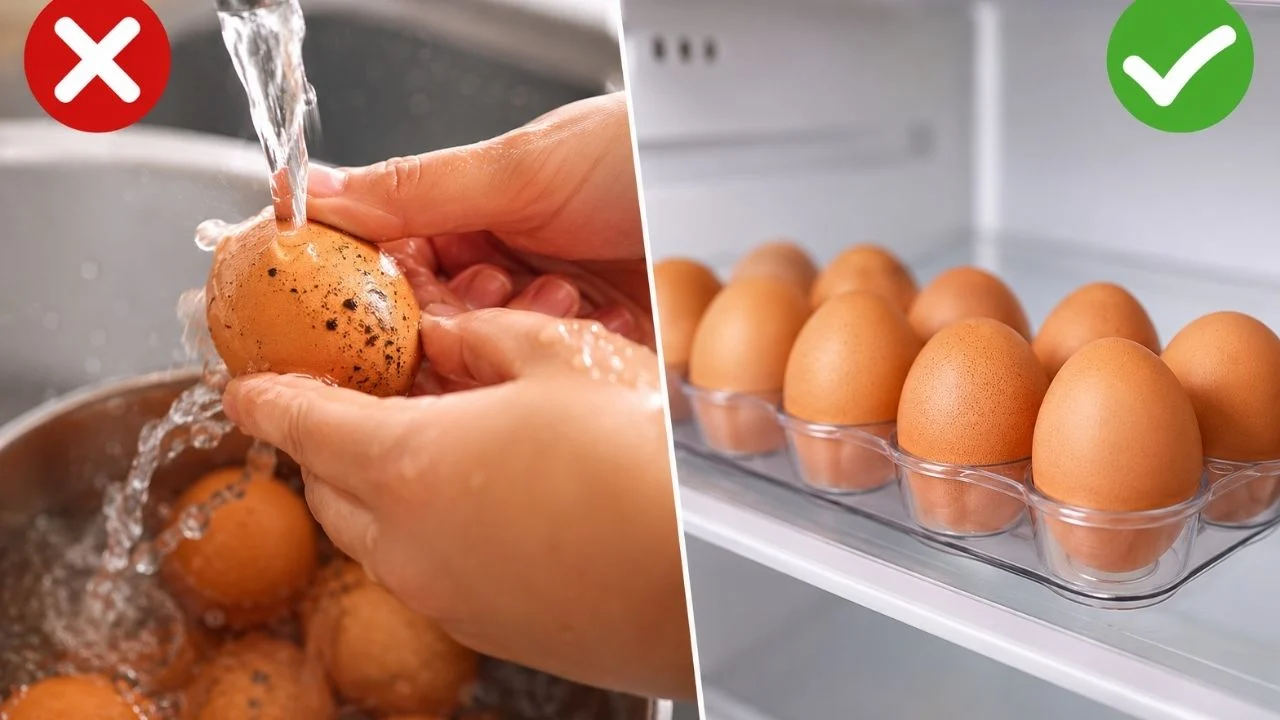Rửa trứng trước khi bảo quản lạnh: Thói quen tưởng sạch nhưng đang gây hại