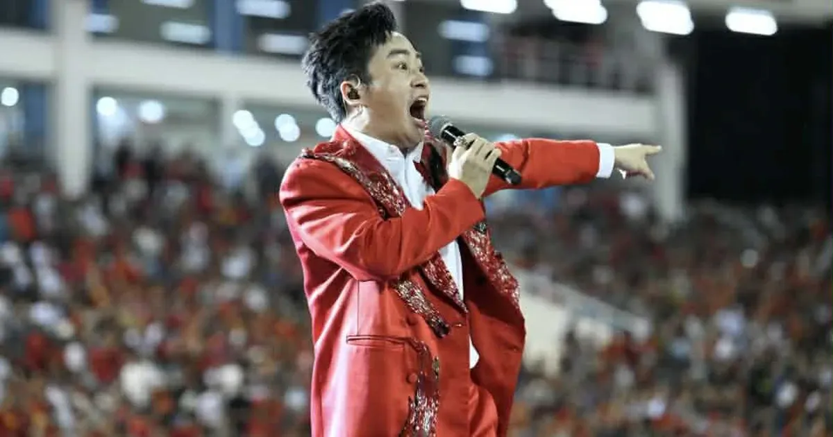 Tùng Dương bùng nổ trên sân Mỹ Đình trước trận chung kết
