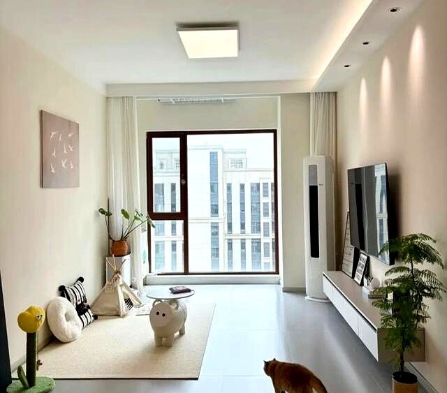 Phòng khách hiện đại không sofa: lựa chọn mới của gia đình trẻ