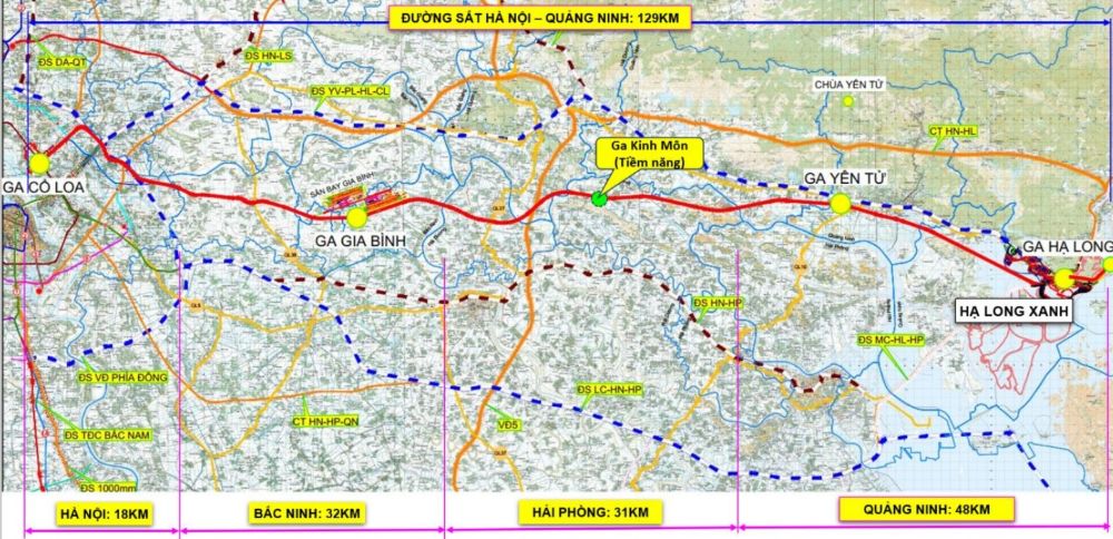 Dự án VinSpeed Quảng Ninh chạm mốc giải phóng mặt bằng: đường sắt cao tốc Hà Nội – Hạ Long đi tới đâu?