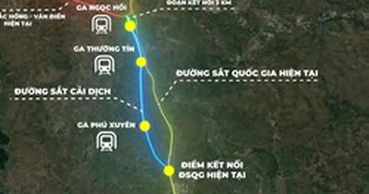 Dịch chuyển 26,5 km đường sắt để mở rộng Quốc lộ 1A: Cú tái cấu trúc giao thông phía Nam Hà Nội