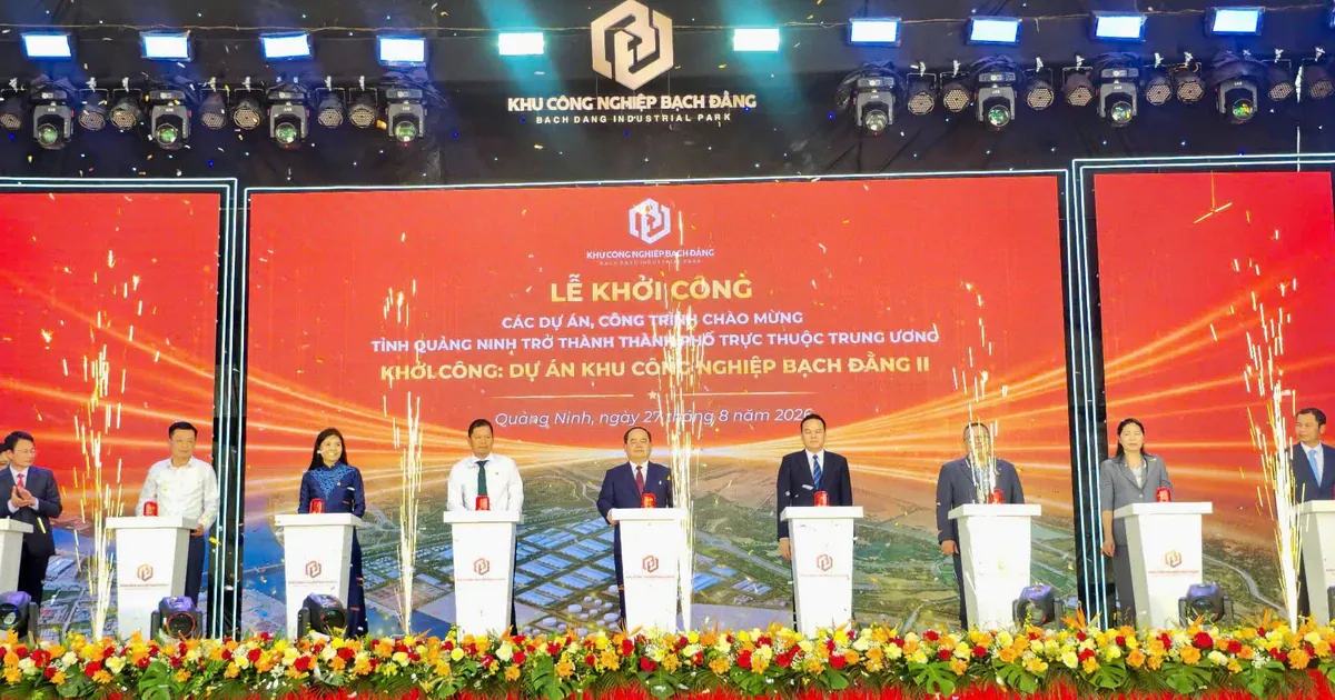 Quảng Ninh đồng loạt khởi công 25 dự án: Bước nhảy hạ tầng khi lên thành phố trực thuộc