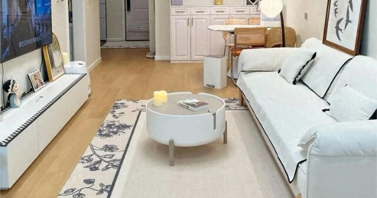 Phòng khách hiện đại không sofa: lựa chọn mới của gia đình trẻ