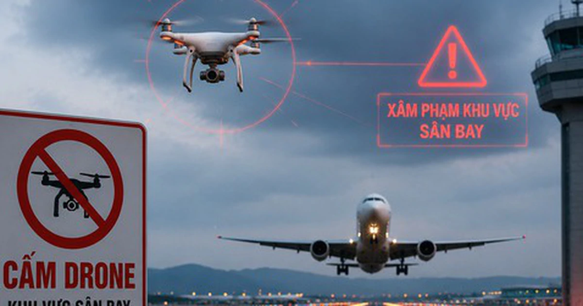 Khi drone xâm nhập vùng cấm sân bay: bài kiểm tra căng thẳng cho an ninh hàng không