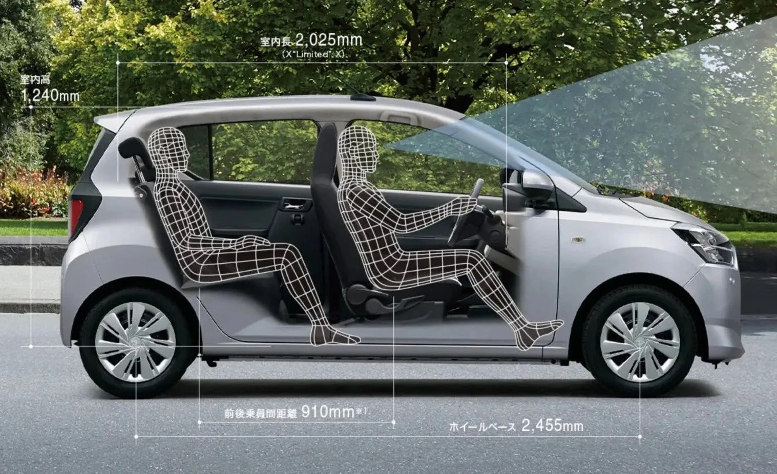 Daihatsu Mira e:S: xe mini giá rẻ với công nghệ ADAS Smart Assist