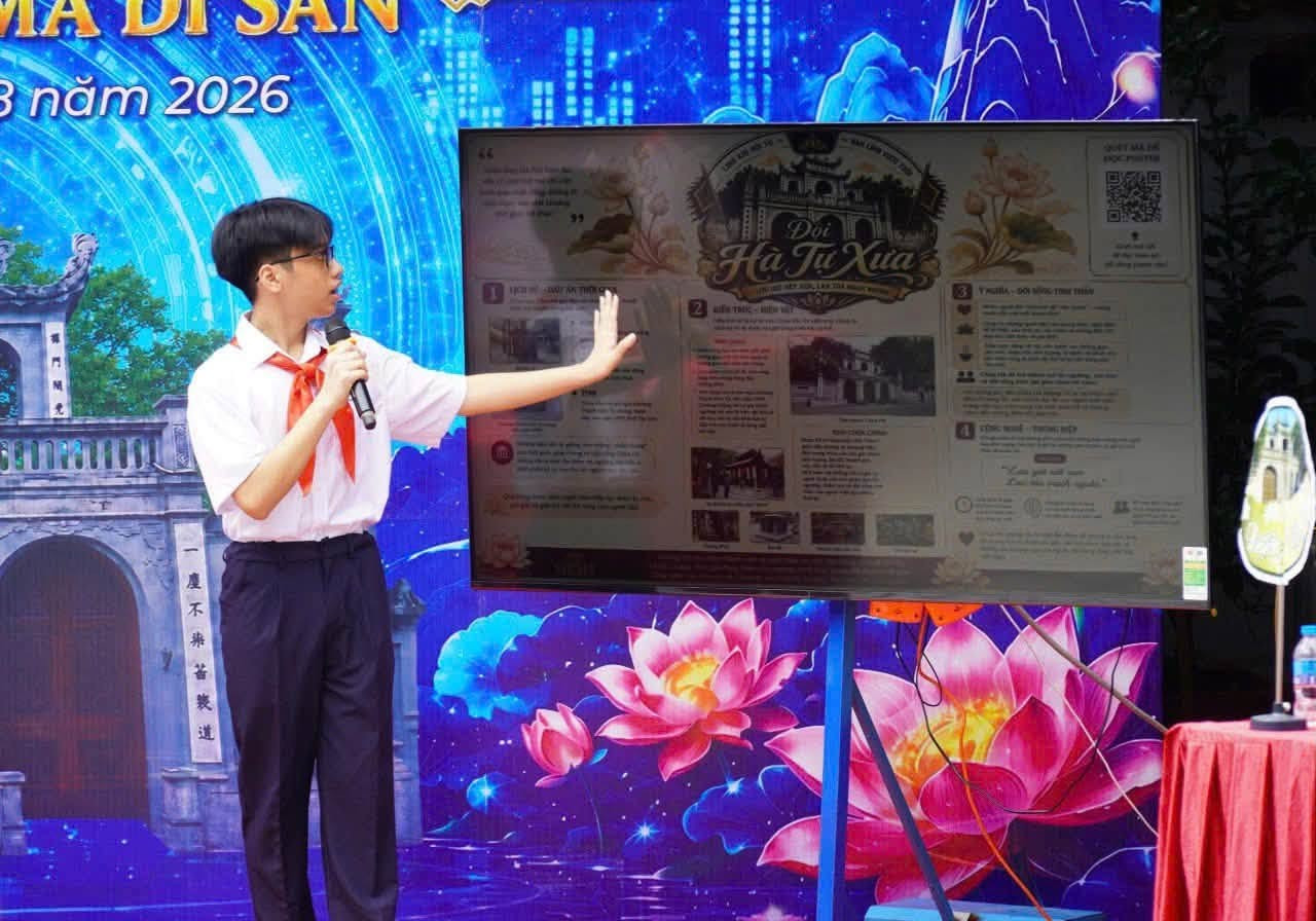 Di sản văn hóa bước vào lớp học số