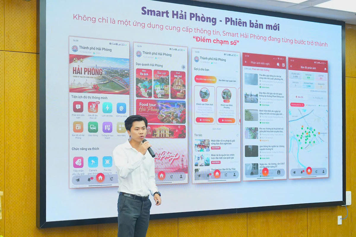 Smart Hải Phòng phiên bản mới: Một điểm chạm cho mọi dịch vụ công