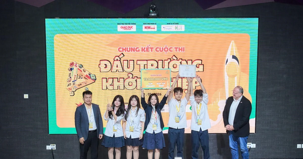 Đấu Trường Khởi Nghiệp mở cổng: bước đệm cho thế hệ kinh doanh xanh THPT