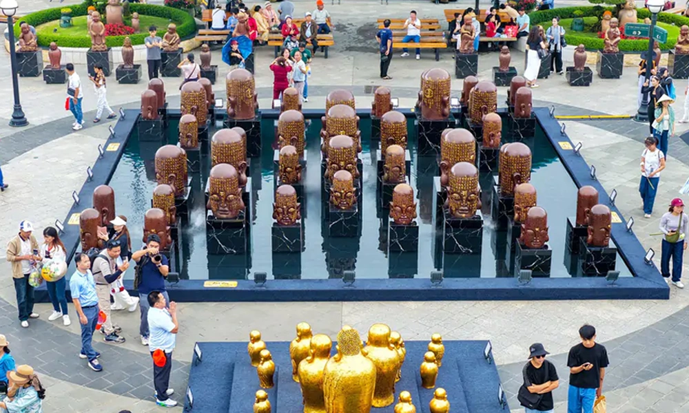 ‘Kinh gốm – Thanh âm thế gian’: kỷ lục gốm tâm linh trên đỉnh Núi Bà Đen