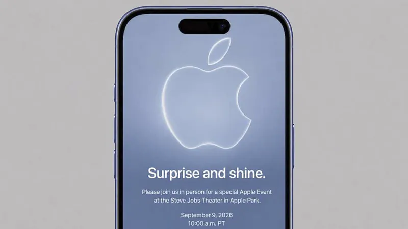 Sự kiện Apple 9/9: iPhone 18 Pro, điện thoại gập và kỷ nguyên “bất ngờ và tỏa sáng”