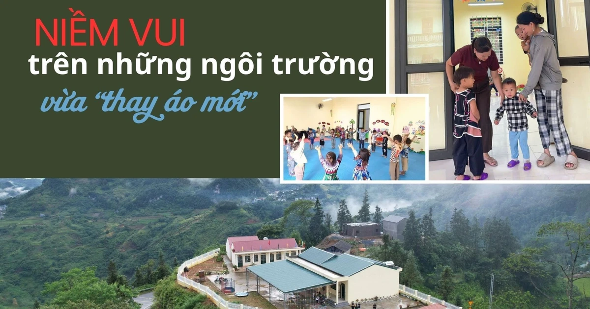 Những ngôi trường mới đang thay đổi đời sống học sinh miền núi