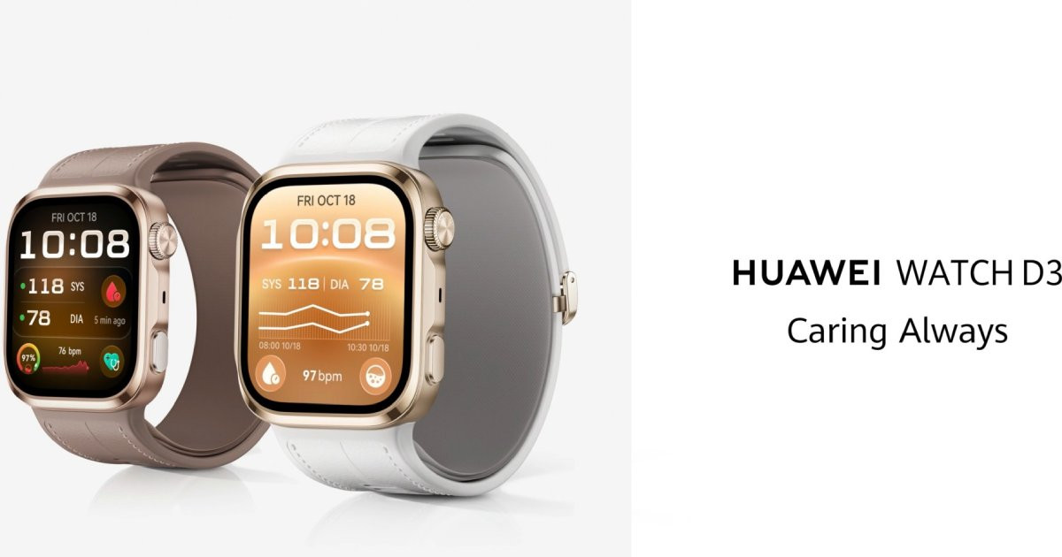 Huawei Watch D3: Smartwatch mỏng nhẹ nhưng vẫn đạt chuẩn đo huyết áp y tế