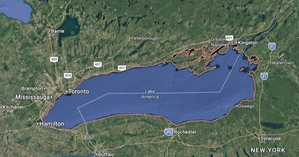 Google Maps đổi tên Hồ Ontario: khi bản đồ bị chính trị hóa