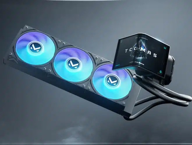 TCOMAS VIVUE: tản nhiệt nước AIO màn hình kép cho PC gaming