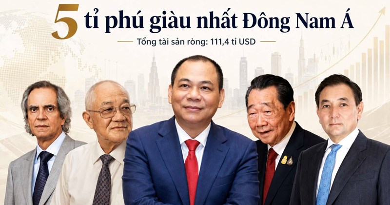 Tỷ phú Phạm Nhật Vượng và bức tranh bất bình đẳng tài sản Đông Nam Á