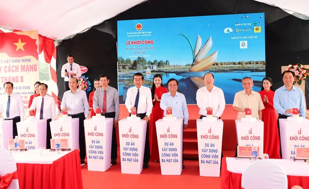 Công viên Ba hạt lúa Cà Mau: từ hạt lúa đến điểm đến du lịch