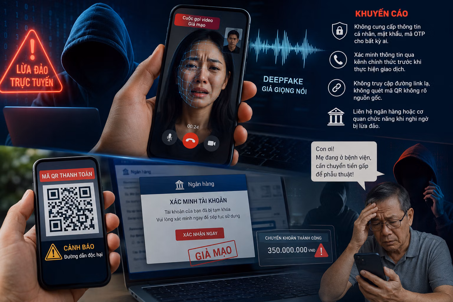 Cách nhận biết và bảo vệ bản thân khỏi lừa đảo deepfake