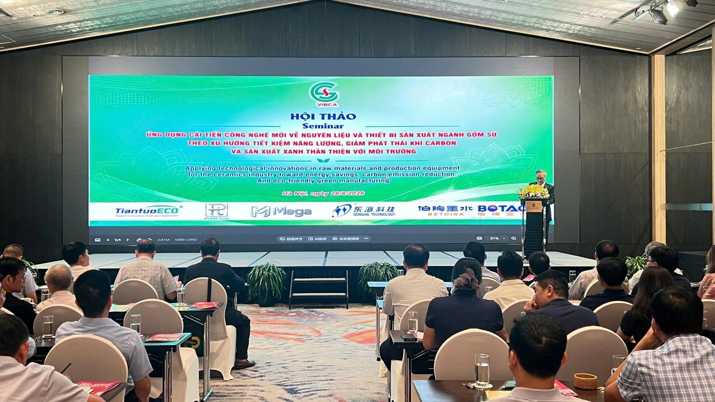 Ngành gốm xanh: Công nghệ tiết kiệm năng lượng đang tái định nghĩa sản xuất
