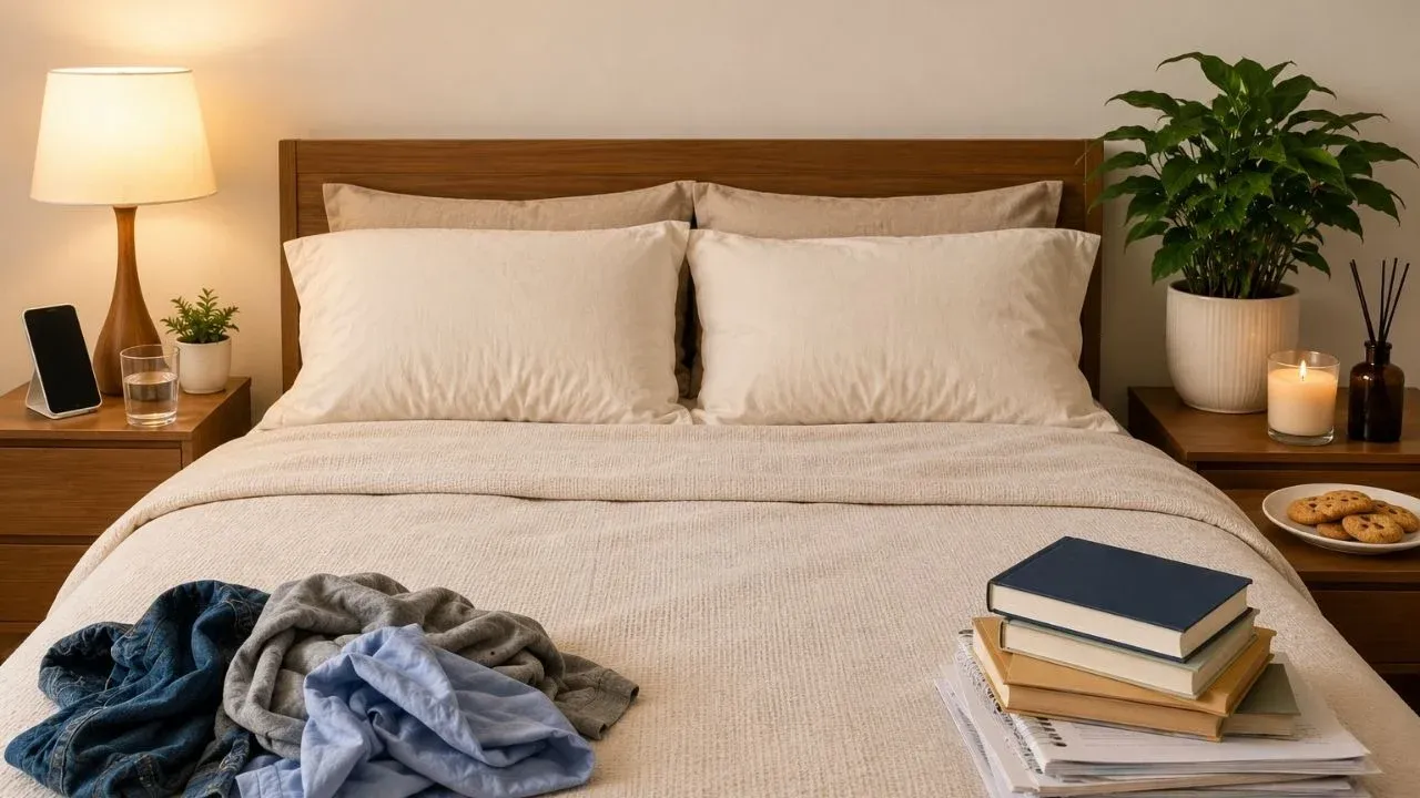 6 vật dụng không nên để cạnh giường và cách sắp xếp phòng ngủ để ngủ sâu hơn