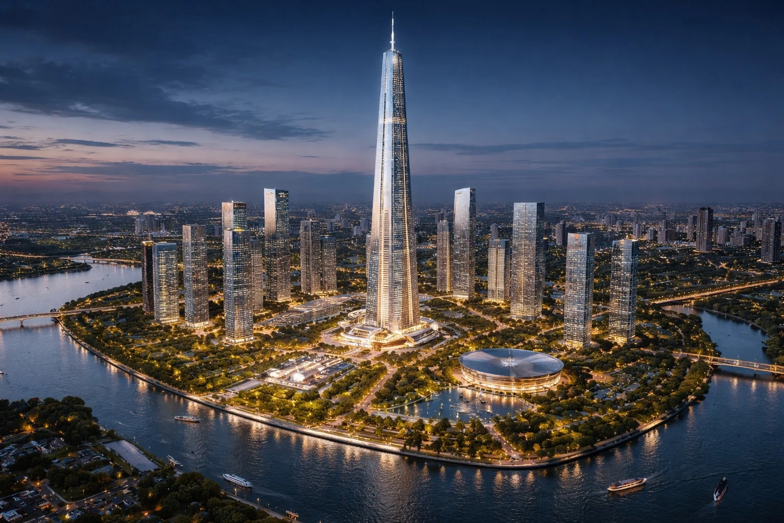 Tòa tháp 99 tầng cao 500m: tham vọng tái định hình bầu trời TPHCM