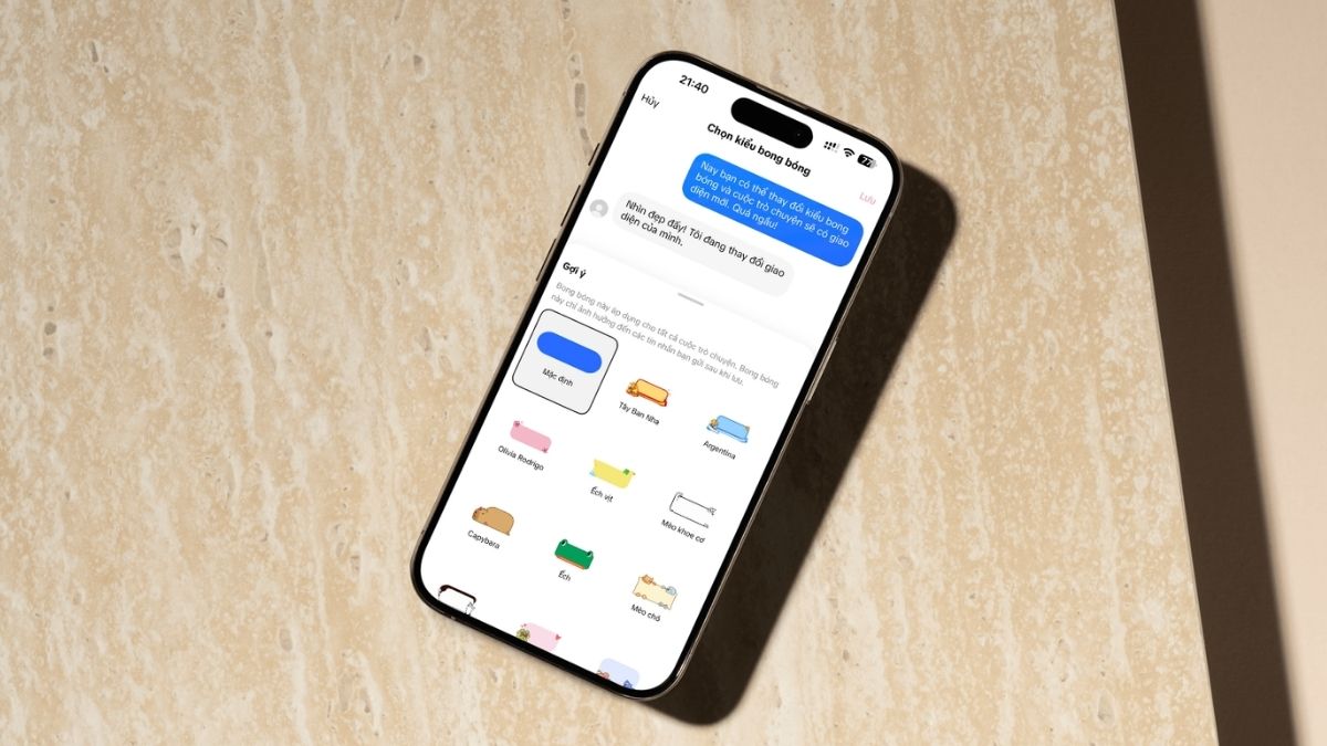Cách dùng chủ đề trò chuyện với hình nền động trên WhatsApp iOS