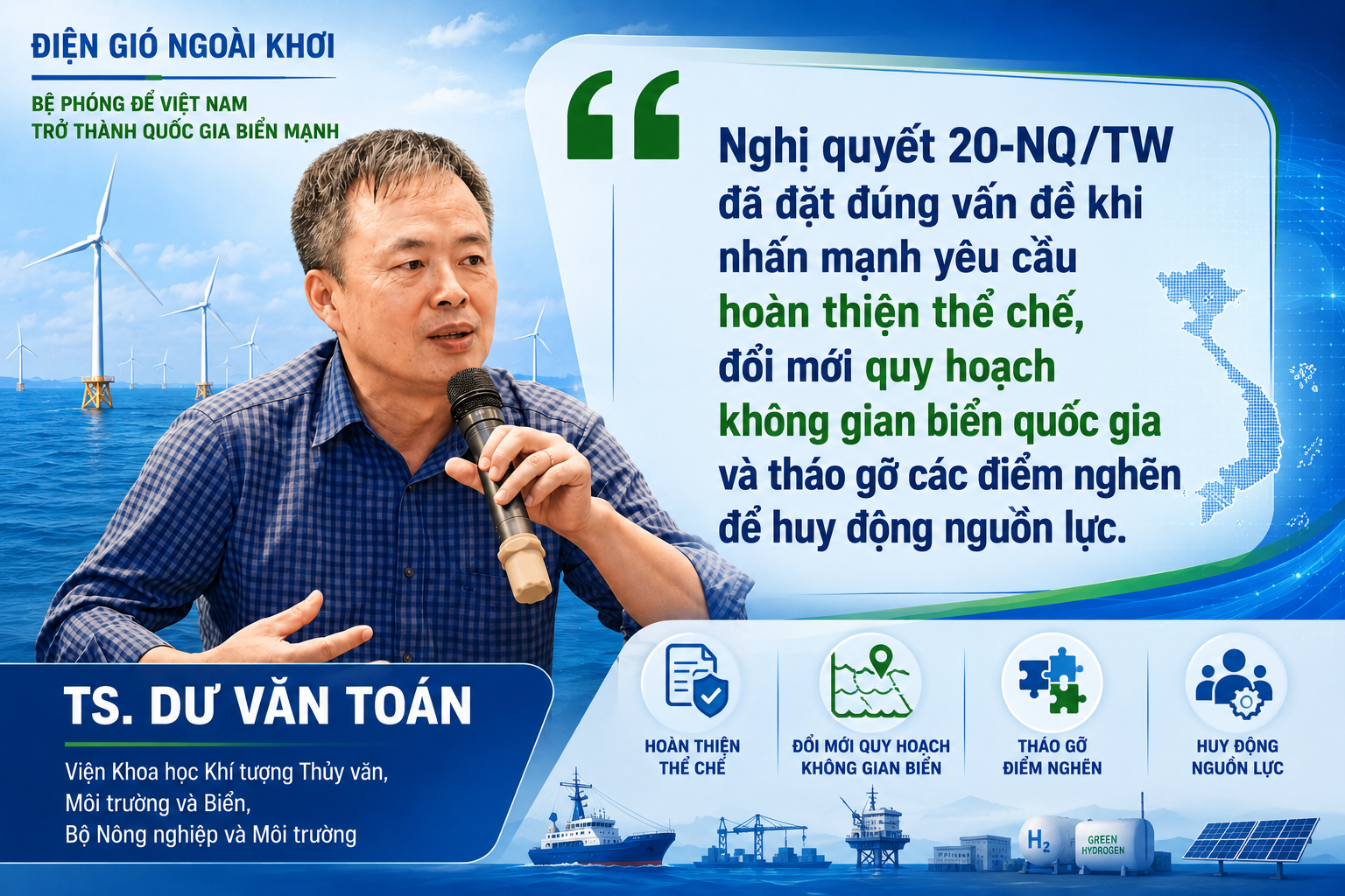 Nghị quyết 20-NQ/TW mở đường 6-10 GW điện gió ngoài khơi