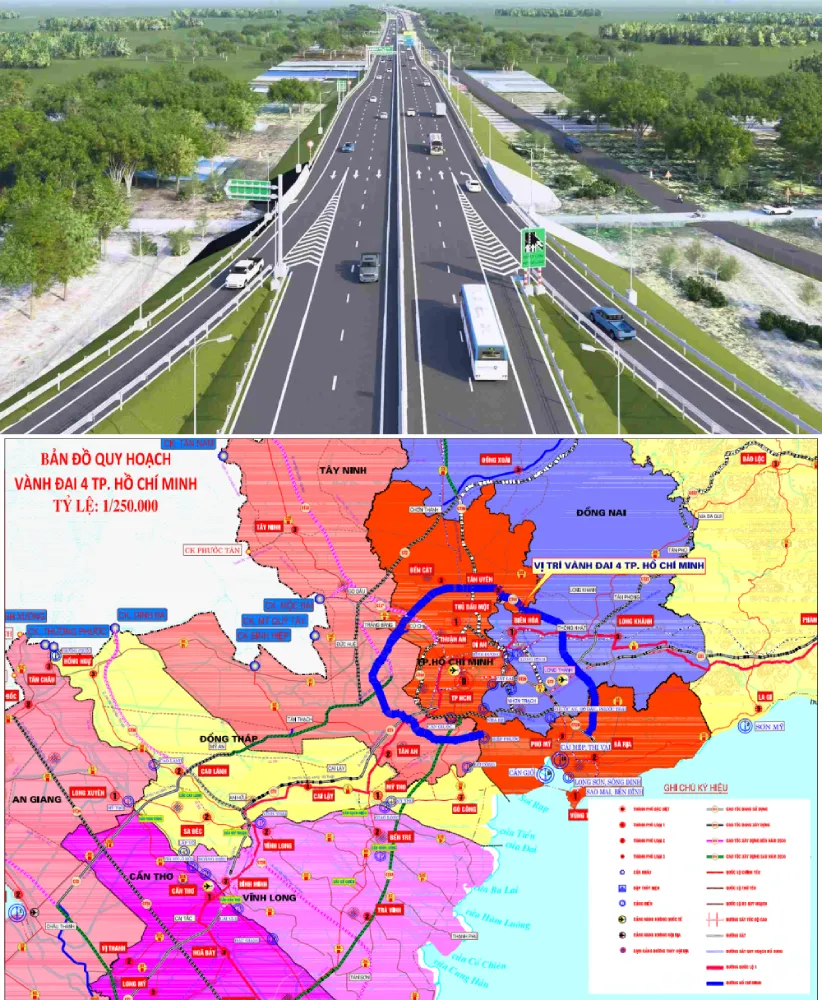 Vành đai 4 TP.HCM: Lệnh “giải tỏa” nút thắt đất đai, vật liệu và hạ tầng