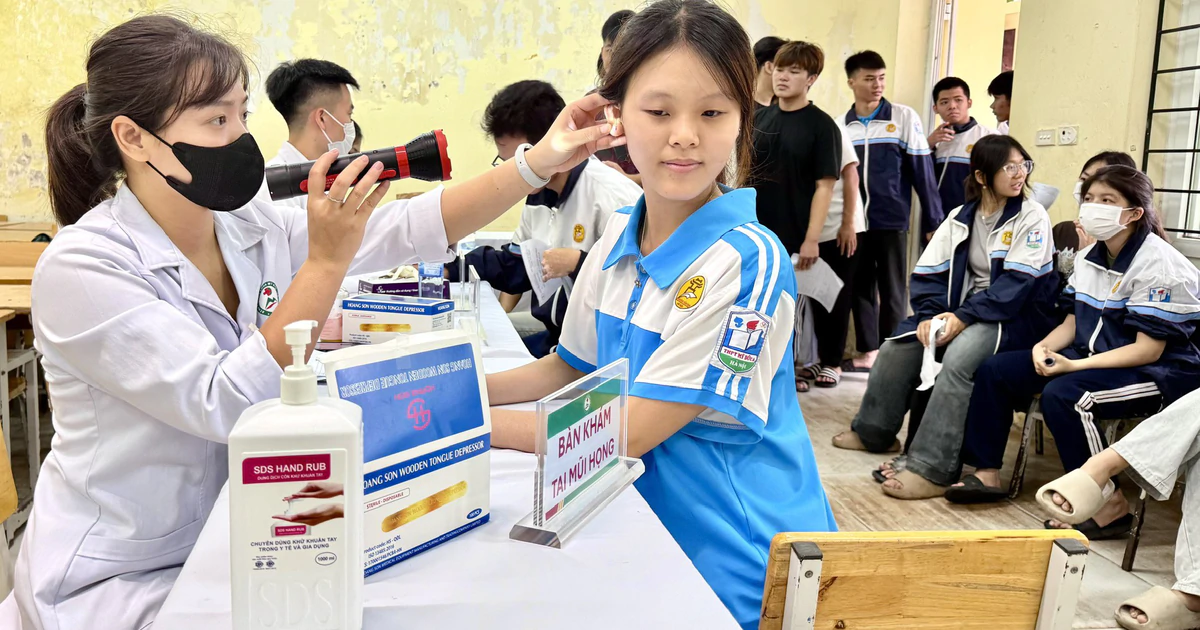 Khám sức khỏe miễn phí trước khai giảng: lá chắn thầm lặng bảo vệ thành tích học tập