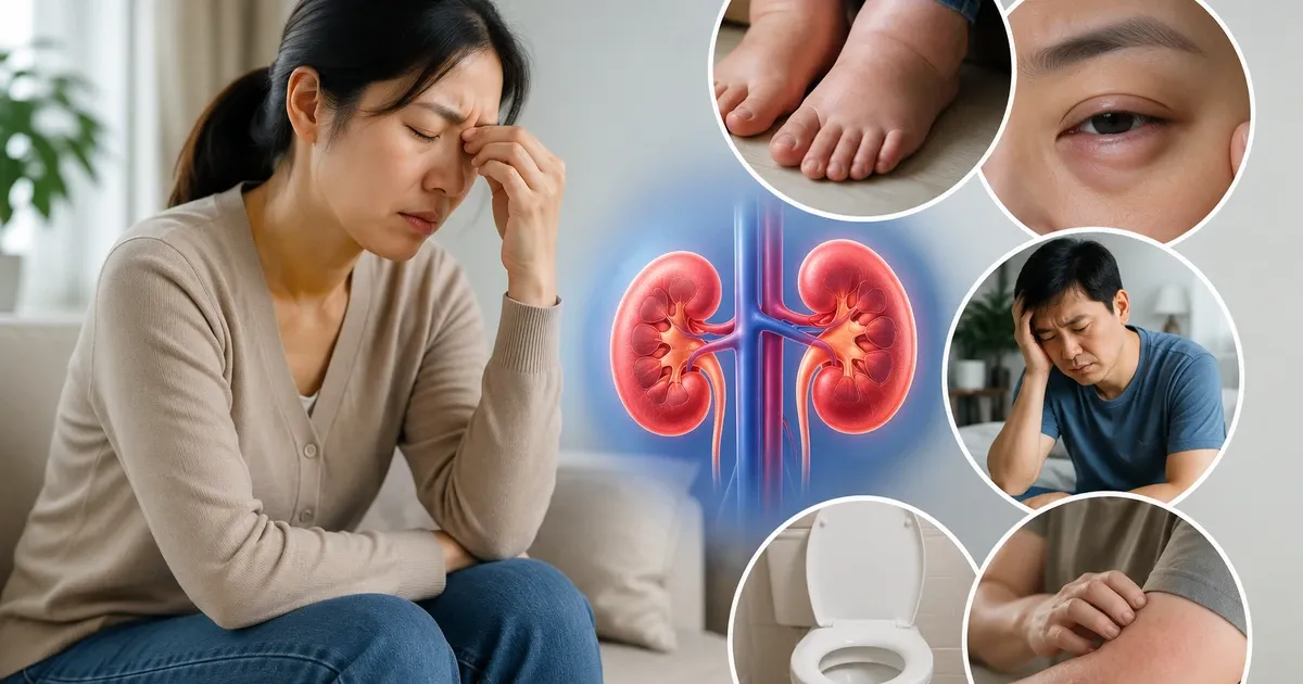 Những dấu hiệu âm thầm cơ thể đang cảnh báo suy thận trước khi quá muộn