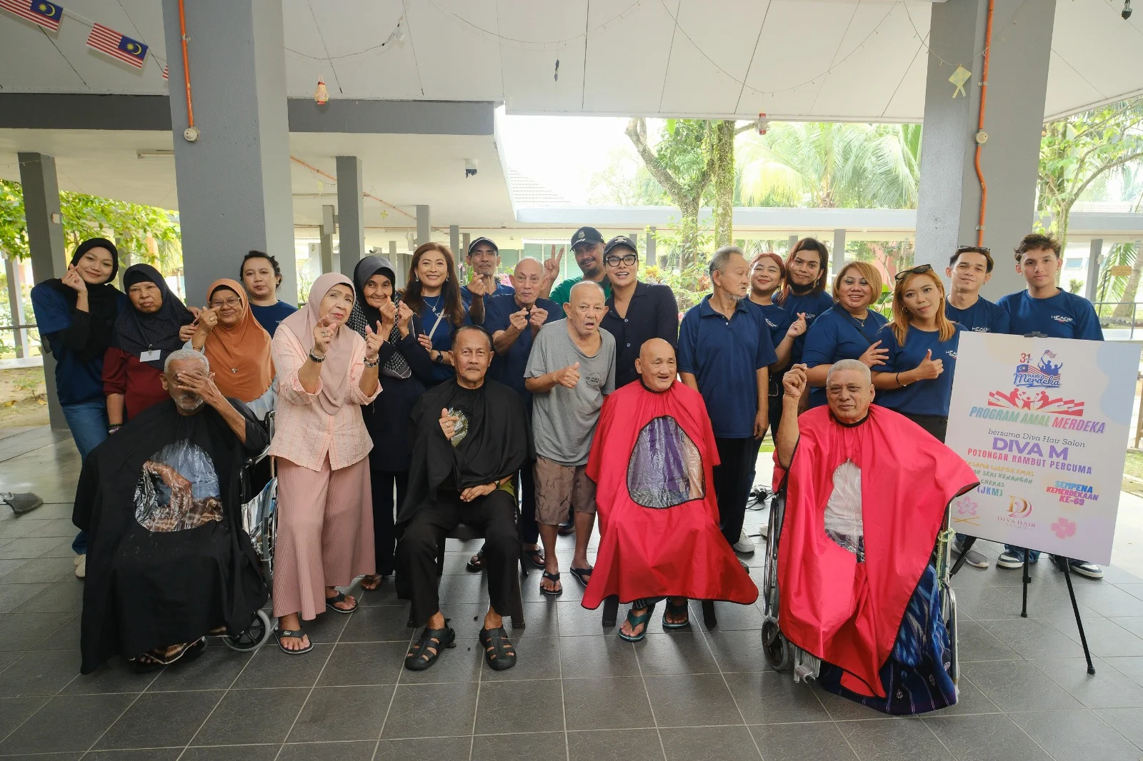 Potong Rambut Amal: Bila Salun Menjadi Ruang Kasih Warga Emas