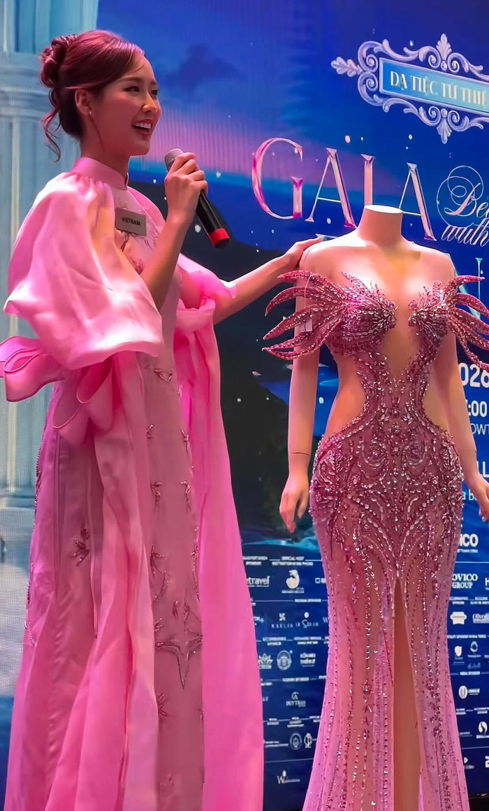 Bảo Ngọc đấu giá váy tại Miss World: Thời trang như cầu nối nhân ái