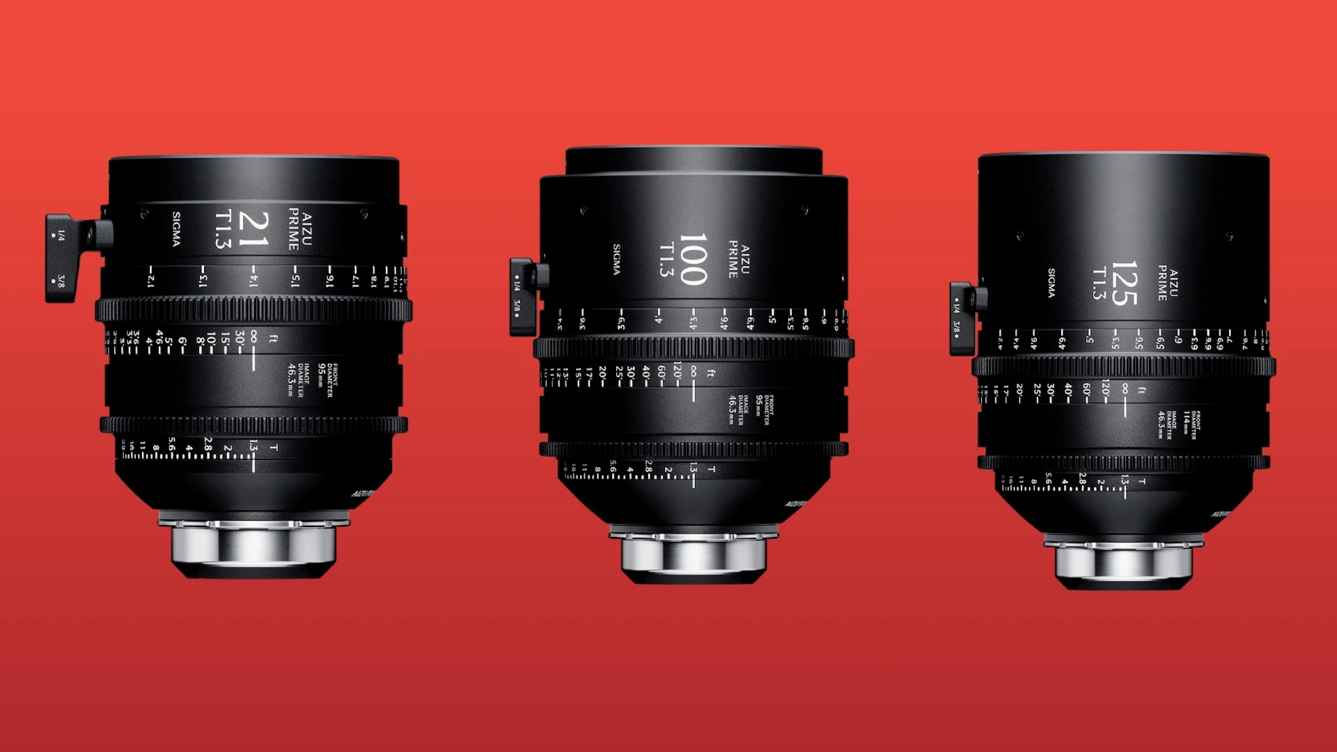 Sigma mở rộng dòng Aizu Prime T1.3 với ba tiêu cự mới