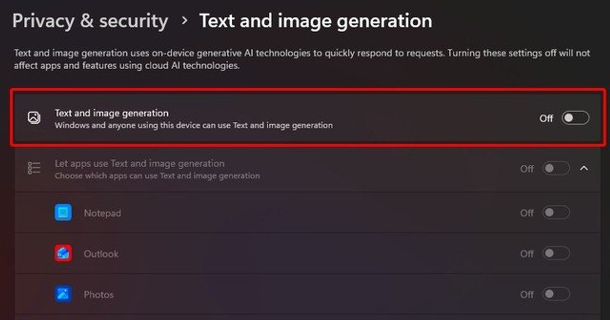Windows 11 âm thầm chạy AI làm chậm máy: Cách tắt để lấy lại hiệu năng