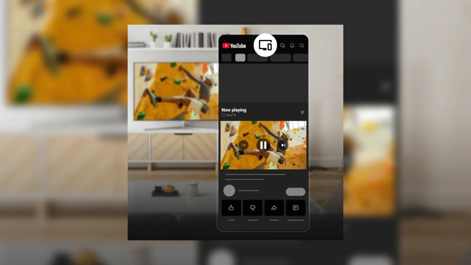 YouTube nâng cấp phát video TV với chế độ companion