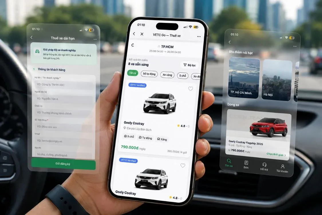 Giá thuê xe tự lái tăng vọt dịp 2/9: Đặt sớm thế nào để không bị hớ