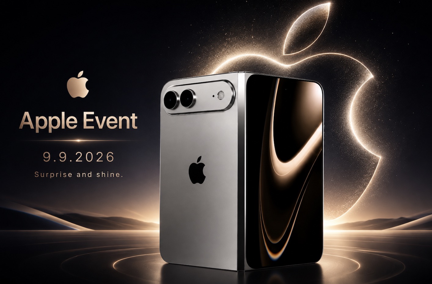 Sự kiện Apple 9/9: iPhone 18 Pro, điện thoại gập và kỷ nguyên “bất ngờ và tỏa sáng”