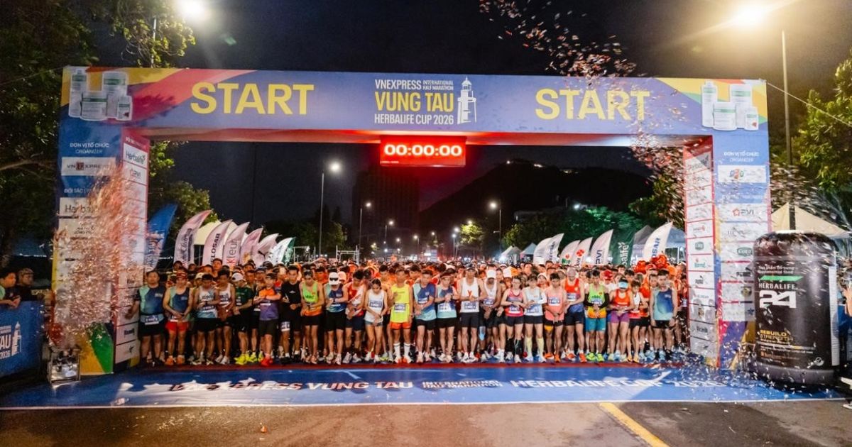 8.000 vận động viên chinh phục nửa marathon ven biển tại Vũng Tàu