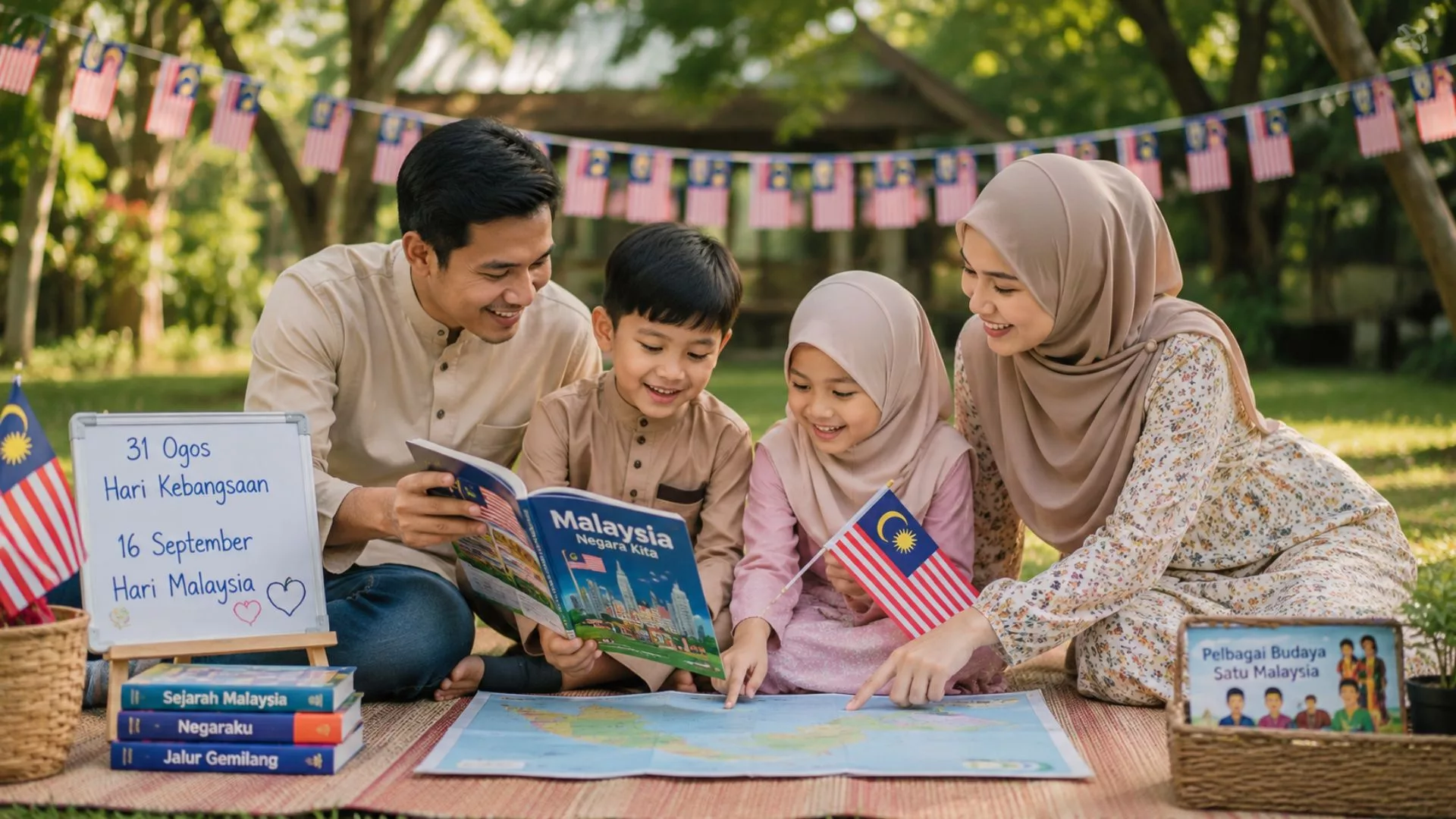 Ajarkan Semangat Patriotik Anak Dengan Aktiviti Di Rumah