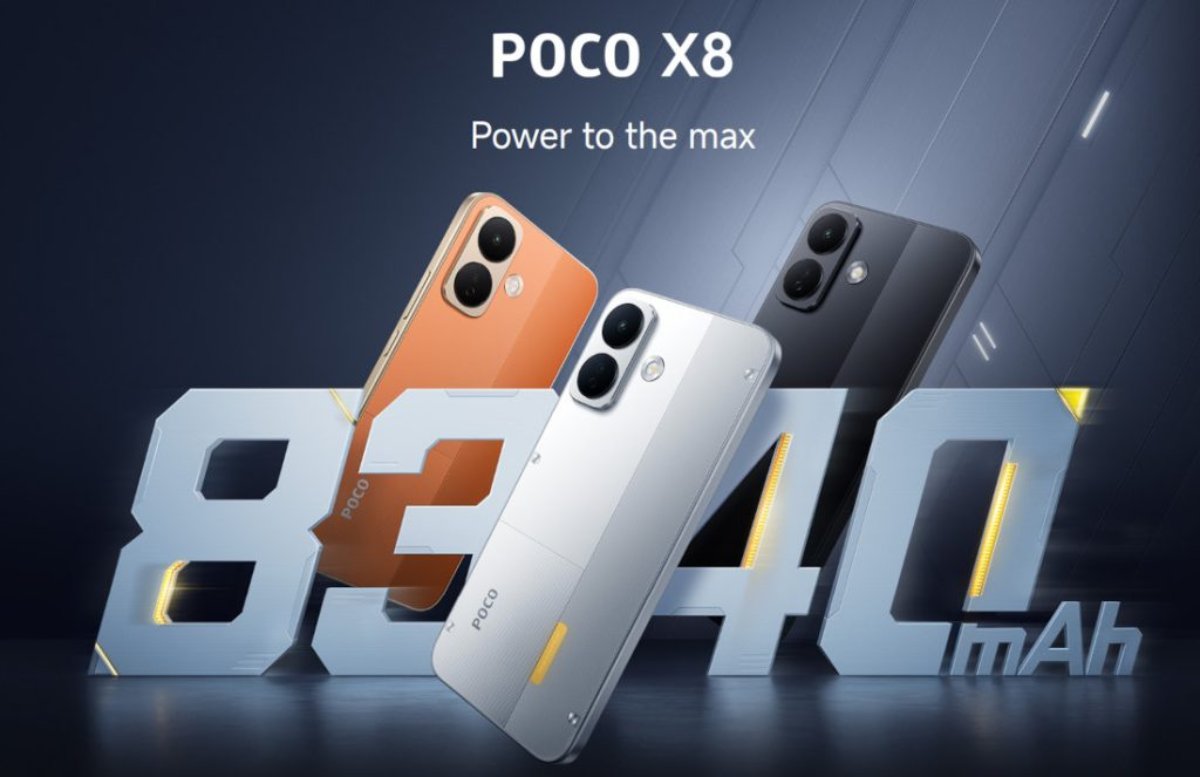 POCO X8 5G: pin 8.340mAh, IP69K và bài toán cạnh tranh tầm trung